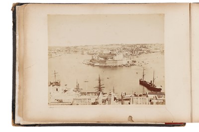 Lot 93 - Archive of Naval photograph Albums and Log books relating to Vice-Admiral George William McOran Campbell