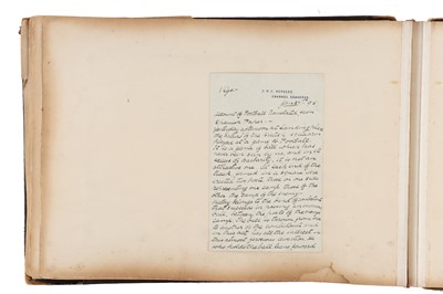 Lot 93 - Archive of Naval photograph Albums and Log books relating to Vice-Admiral George William McOran Campbell