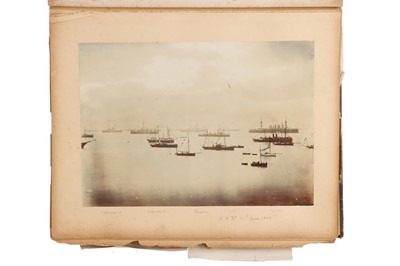 Lot 93 - Archive of Naval photograph Albums and Log books relating to Vice-Admiral George William McOran Campbell