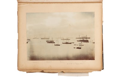 Lot 93 - Archive of Naval photograph Albums and Log books relating to Vice-Admiral George William McOran Campbell