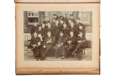 Lot 93 - Archive of Naval photograph Albums and Log books relating to Vice-Admiral George William McOran Campbell