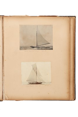 Lot 93 - Archive of Naval photograph Albums and Log books relating to Vice-Admiral George William McOran Campbell