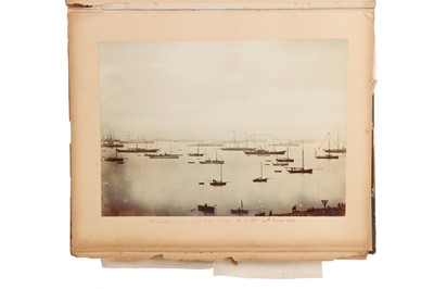 Lot 93 - Archive of Naval photograph Albums and Log books relating to Vice-Admiral George William McOran Campbell