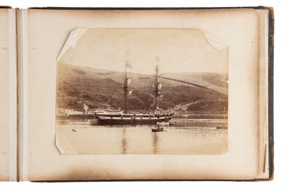 Lot 93 - Archive of Naval photograph Albums and Log books relating to Vice-Admiral George William McOran Campbell