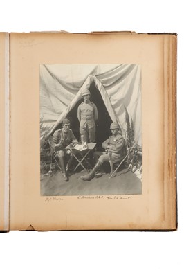 Lot 93 - Archive of Naval photograph Albums and Log books relating to Vice-Admiral George William McOran Campbell