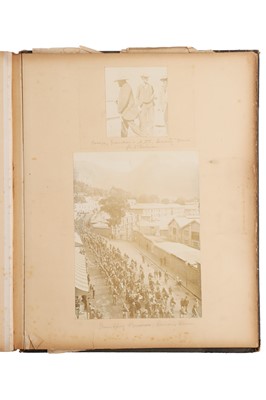Lot 93 - Archive of Naval photograph Albums and Log books relating to Vice-Admiral George William McOran Campbell