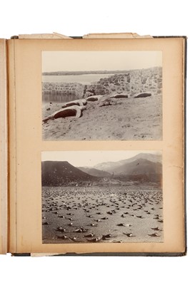 Lot 93 - Archive of Naval photograph Albums and Log books relating to Vice-Admiral George William McOran Campbell