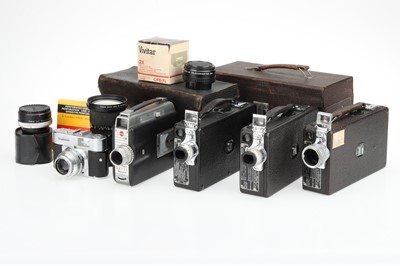 Lot 314 - A Group of Cine-Kodak Model K 16mm Cine Cameras and Lenses