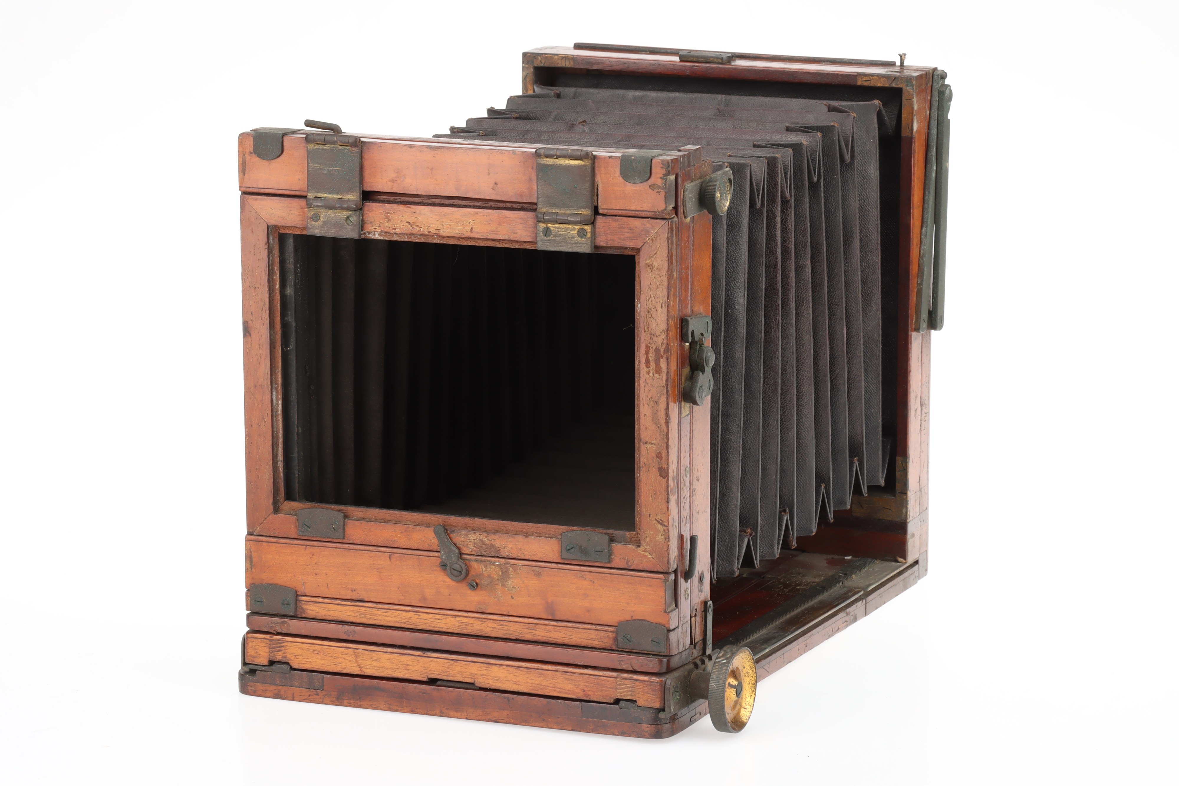 Lot 214 - A Meagher Quarter Plate Mahogany Tailboard