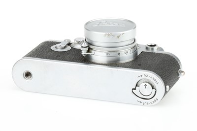 Lot 5 - A Leitz Wetzlar Leica IIIf Delay 35mm Rangefinder Camera