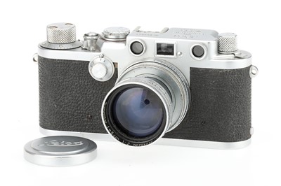 Lot 6 - A Leitz Wetzlar Leica IIIf 35mm Rangefinder Camera