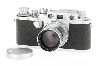 Lot 7 - A Leitz Wetzlar Leica IIIc 35mm Rangefinder Camera