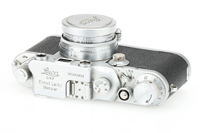 Lot 8 - A Leitz Wetzlar Leica IIIc 35mm Rangefinder Camera
