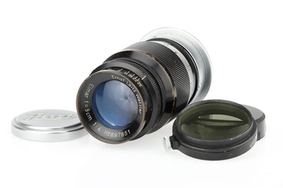Lot 9 - A Leitz Wetzlar Elmar f/4 90mm (9cm) Lens