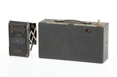 Lot 154 - A Kodak No. 3 Folding Brownie Model A Red Bellows Camera