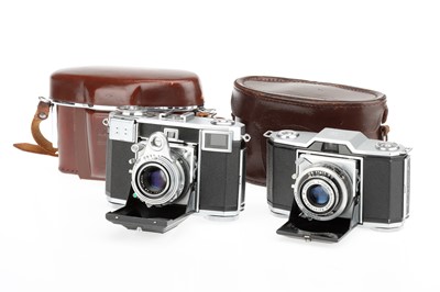 Lot 57 - Two Zeiss Ikon Post-War Folding 35mm Cameras