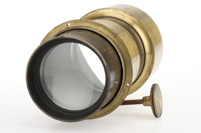 Lot 247 - A Large Brass Lens