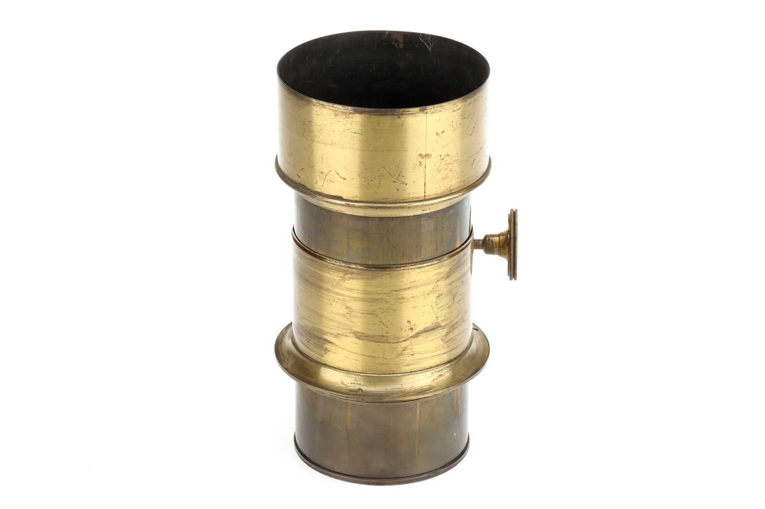 Lot 247 - A Large Brass Lens