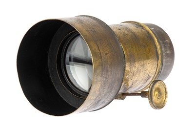 Lot 298 - A Russel Opticians Orthoscopic Brass Lens