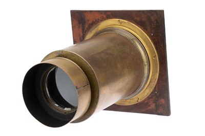 Lot 297 - An A. Ross Early Brass Camera Lens