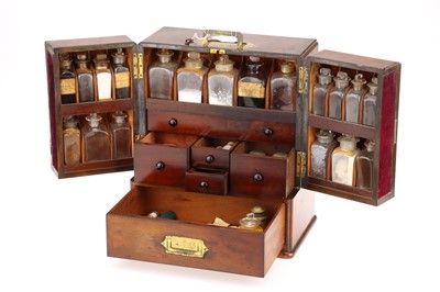 Lot 418 - An Exceptionally Large & Well Appointed Domestic Medicine Chest