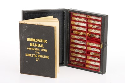 Lot 419 - A 19th Century Small Homeopathic Remedy Case