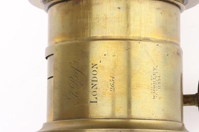 Lot 251 - An A. Ross London Brass Portrait Lens