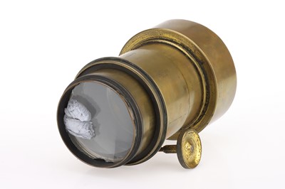 Lot 251 - An A. Ross London Brass Portrait Lens