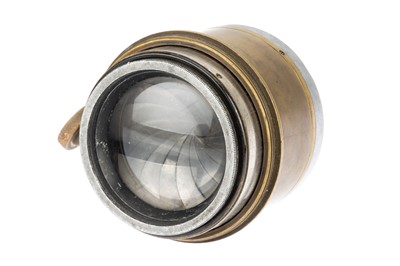 Lot 280 - An Emil Busch Anastigmat Glaukar No.5 f/3.1 6" Brass Camera Lens