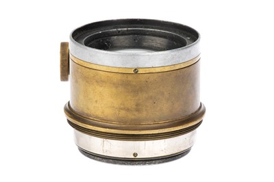 Lot 280 - An Emil Busch Anastigmat Glaukar No.5 f/3.1 6" Brass Camera Lens