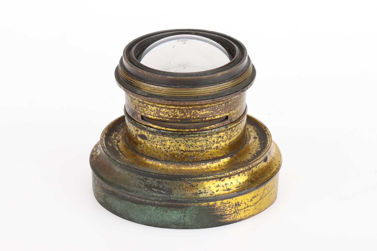 Lot 250 - A Vogel Philadelphia U.S. Wide Angle Brass Camera Lens