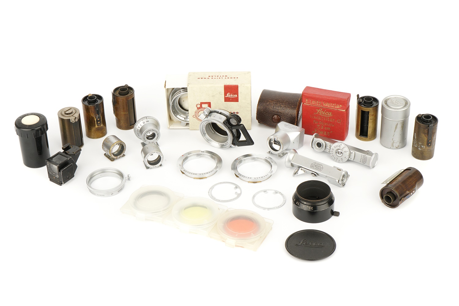 Lot 235 A Selection of Various Leica Accessories,