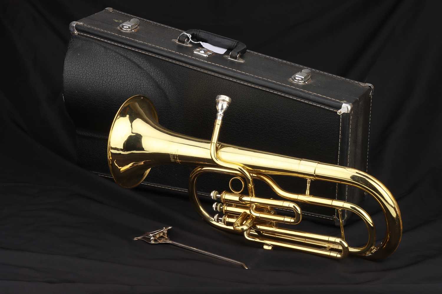 Lot 715 - Jupiter Brass Baritone Horn, Cased