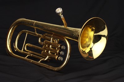 Lot 715 - Jupiter Brass Baritone Horn, Cased