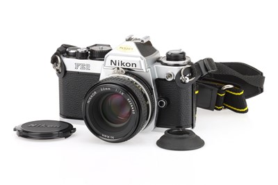 Lot 34 - A Nikon FE2 35mm SLR Camera