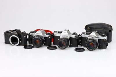 Lot 73 - Four Pentax 35mm SLR Cameras