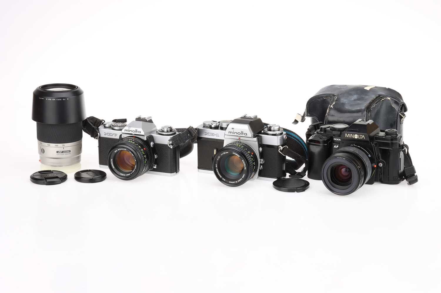 Lot 43 - Three Minolta 35mm SLR Cameras