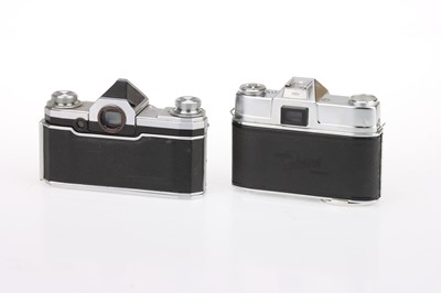 Lot 44 - A KW Praktina and a Kodak Retina Reflex III SLR Cameras