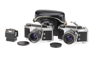Lot 39 - Two Ihagee Exakta VX1000 35mm SLR Cameras