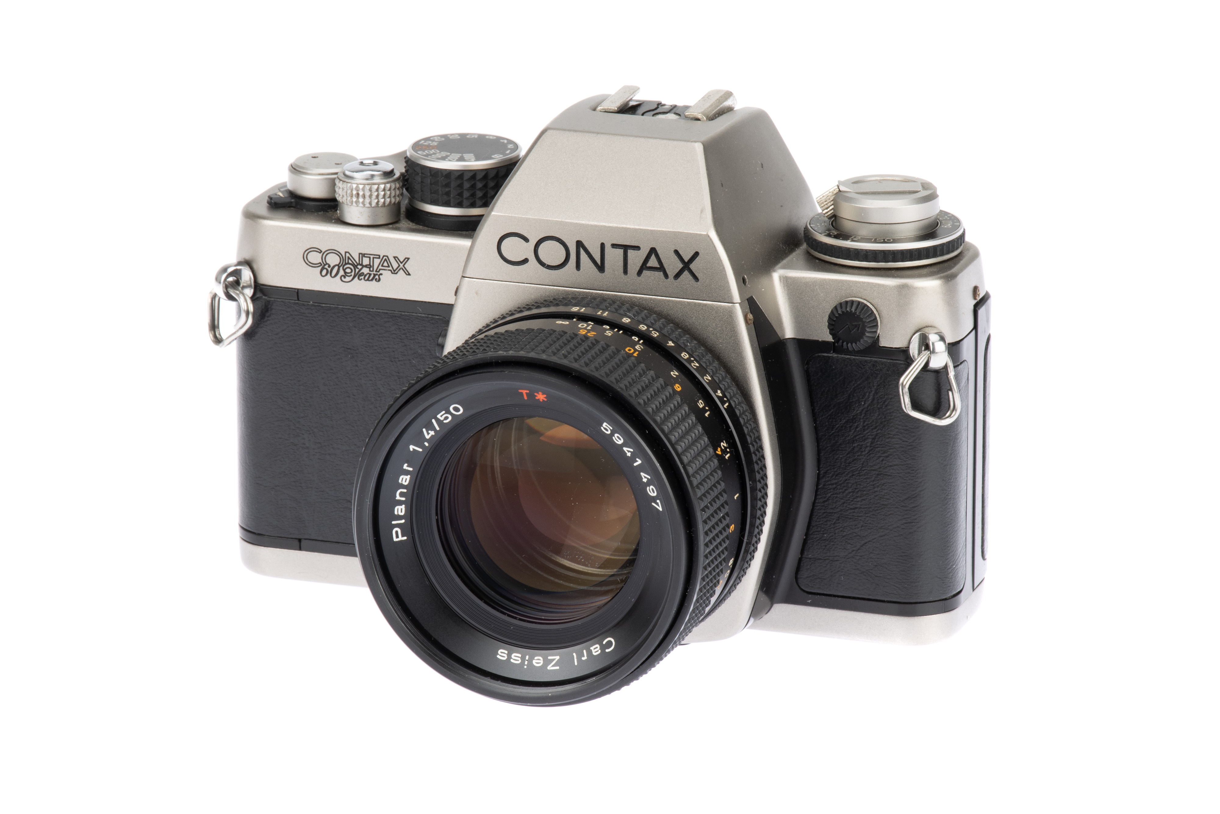 Lot 114 - A Contax S2 '60 Years' SLR Camera,