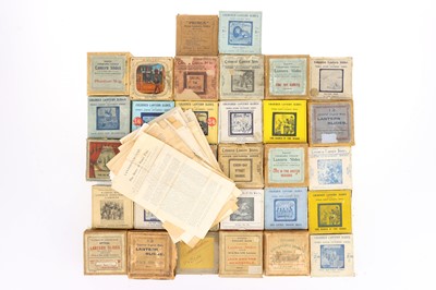 Lot 481 - A Large Collection of Boxed Magic Lantern Slides & Lecture Notes