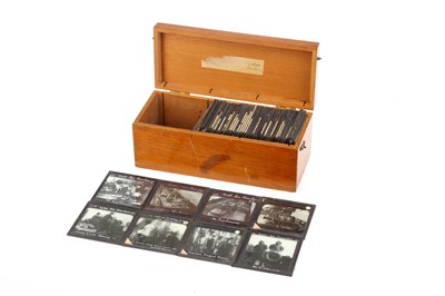 Lot 483 - Set of Magic Lantern Slides of Fishing Trawlers in The North Sea