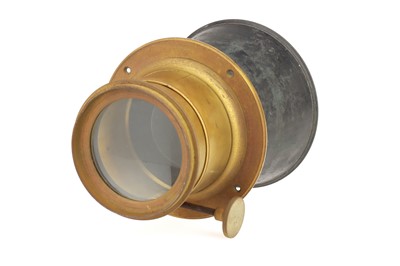 Lot 239 - An Early Alexis Millet Objectif à Cône Centralisateur Brass Lens