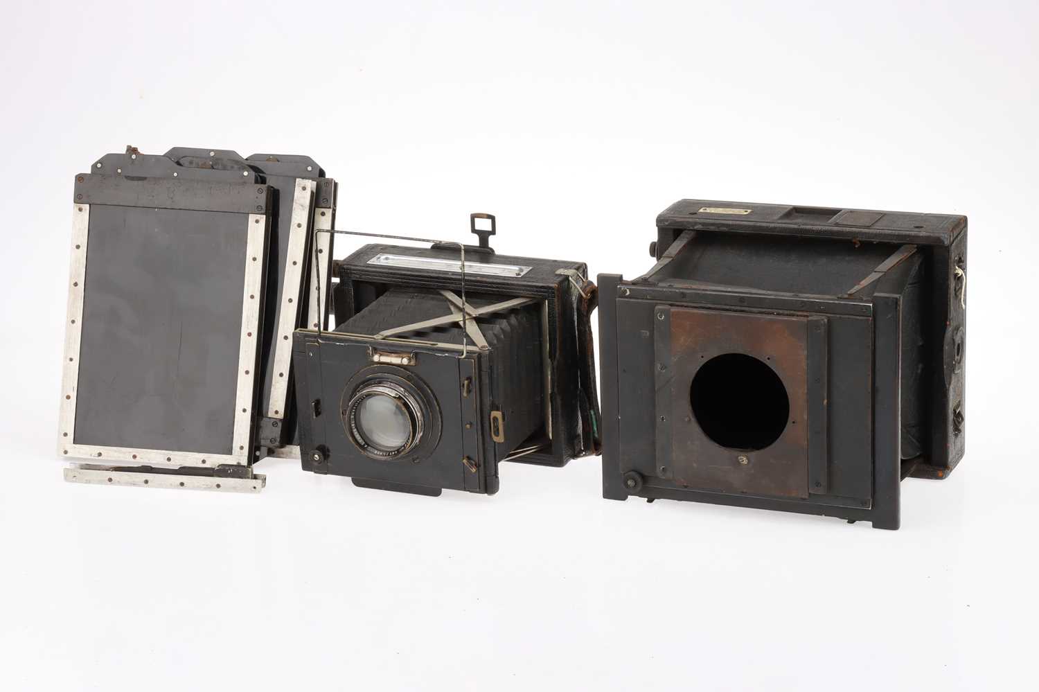 Struts Camera Lot 276 - Two Folding Strut Cameras,