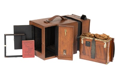 Lot 200 - A Newman & Guardia 6½x4 ¾ Special B 'Pigskin' Camera