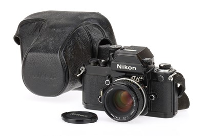 Lot 37 - A Black Nikon F2AS Photomic 35mm SLR Camera