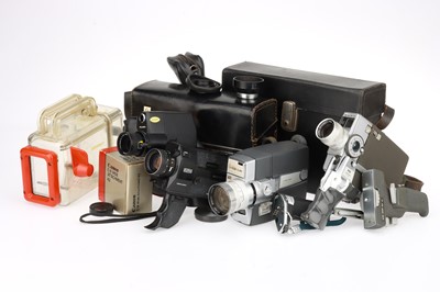 Lot 312 - Elmo 8mm and Other Cine Movie Cameras