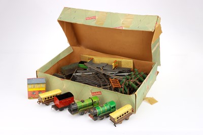 Lot 500 - Clockwork Chad Valley Train Set