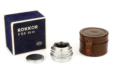 Lot 258 - A Chiyoko 'Minolta' Rokkor f/3.5 35mm Lens