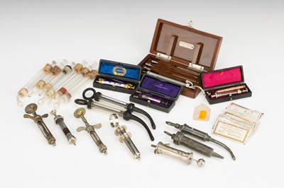 Lot 79 - A Large Collection of Various 19th Century Medical Syringes